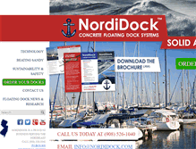Tablet Screenshot of nordidock.com